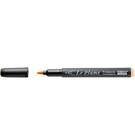 Caneta Marcador Le Plume BEGE OCRE-OR823 Permanente Ponta Pincel/Brush