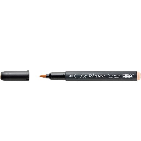 Caneta Marcador Le Plume BOLACHA-OR824 Permanente Ponta Pincel/Brush