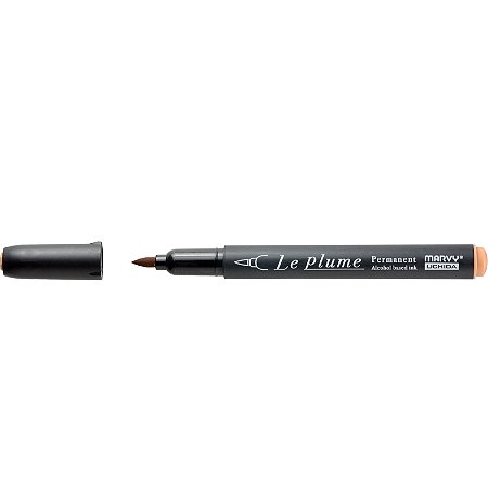 Caneta Marcador Le Plume CAMELO-OR827 Permanente Ponta Pincel/Brush