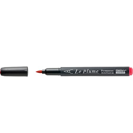 Caneta Marcador Le Plume LACA CARMESIM-P797 Permanente Ponta Pincel/Brush