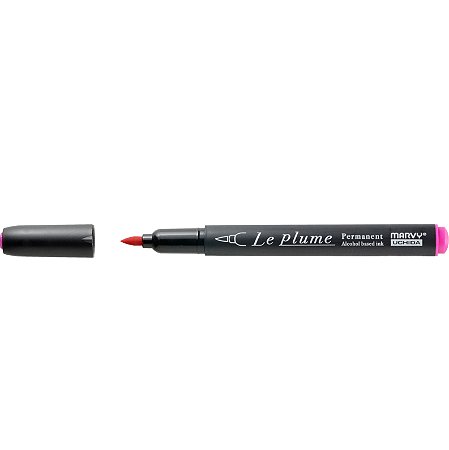 Caneta Marcador Le Plume PINK-PV767 Permanente Ponta Pincel/Brush
