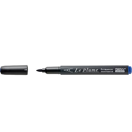 Caneta Marcador Le Plume AZUL ORIENTAL-B709 Permanente Ponta Pincel/Brush
