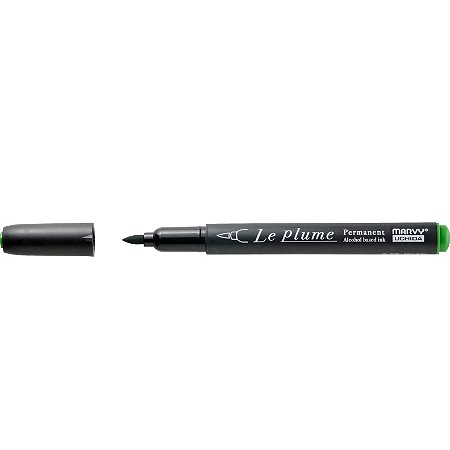 Caneta Marcador Le Plume VERDE FLESH-G656 Permanente Ponta Pincel/Brush