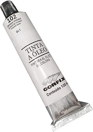 Tinta a Óleo Corfix Gr-1 - 120ml Branco Titânio 102