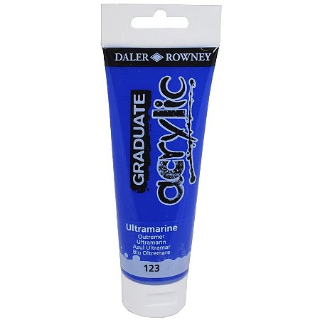 Tinta Acrílica Graduate 120ml Daler Rowney - Ultramarino (123)