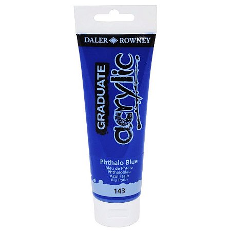 Tinta Acrílica Graduate 120ml Daler Rowney - Azul Ftalo (143)