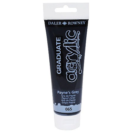 Tinta Acrílica Graduate 120ml Daler Rowney - Cinza de Payne (065)