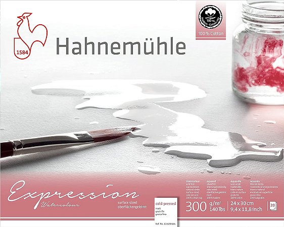 Bloco Expression Hahnemühle - 30x40 300g Textura Fina 20 Folhas