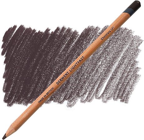 Lápis de Cor Derwent Lightfast Unitário - Chocolate