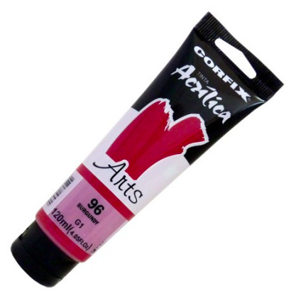Tinta Acrílica Corfix Arts 120ml G1 - Burgundy (96)