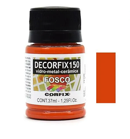 Tinta Decorfix 150 Fosco - 309 Laranja (37ml)