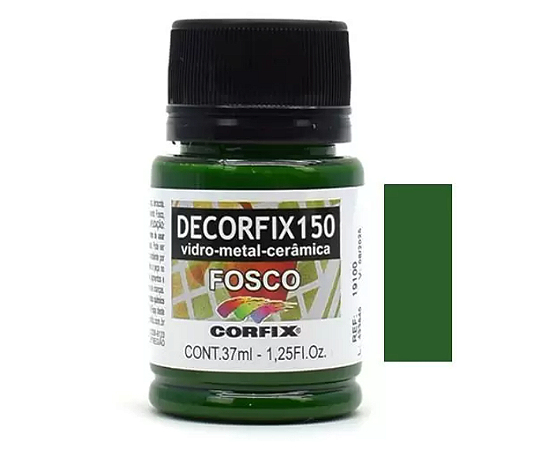 Tinta Decorfix 150 Fosco - 334 Verde Folha (37ml)