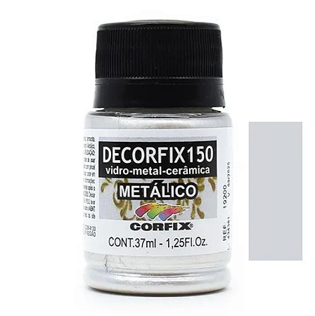 Tinta Decorfix 150º Metálica Corfix - 391 Branco (37 ml)