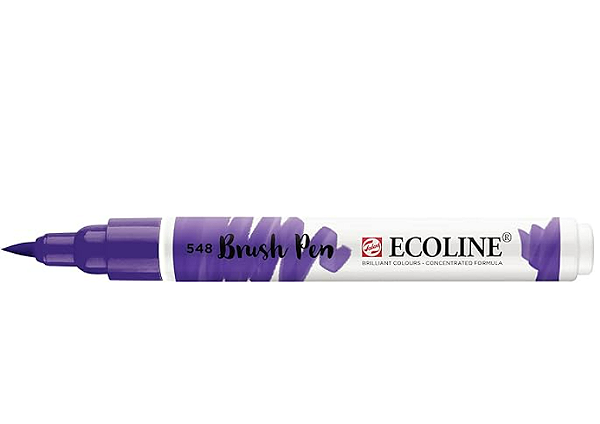 Caneta Pincel Ecoline Talens - Azul Violeta 548