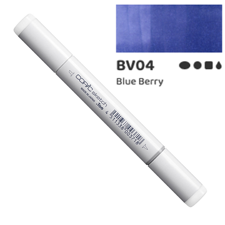 Caneta Marcador Copic Sketch - Blue Berry (BV04)