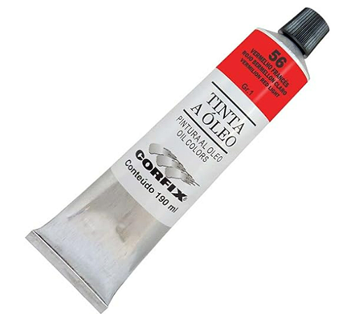 Tinta A Óleo Corfix - 190ml GR-1 Vermelho Francês 56