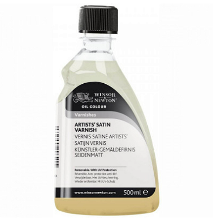 Verniz Satinado Para Acabamento Winsor & Newton 500ml