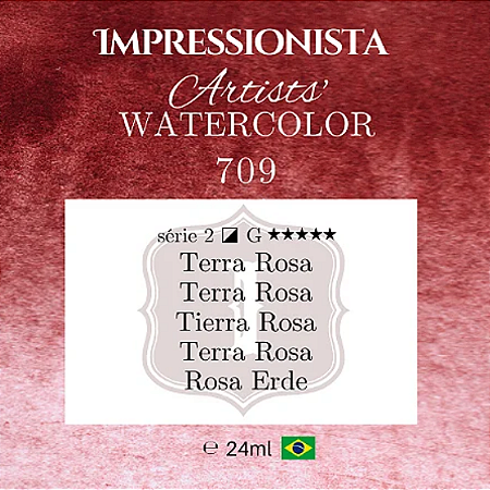 Tinta Impressionista Watercolors Artist's S2 24ml - 709 Terra Rosa