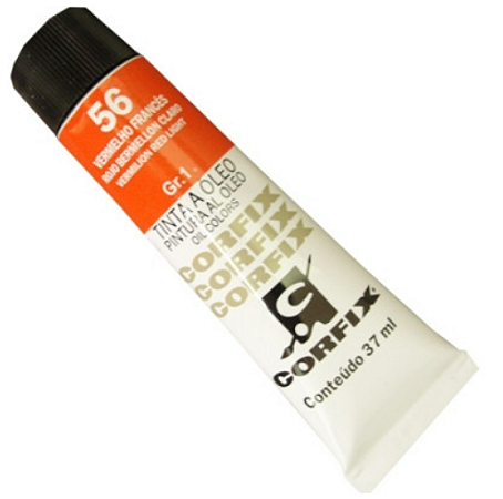 Tinta a Óleo Corfix 37ml Gr-1 - 56 Vermelho Francês