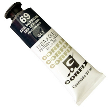 Tinta a Óleo Corfix 37ml Gr-1 - 69 Azul da Prússia