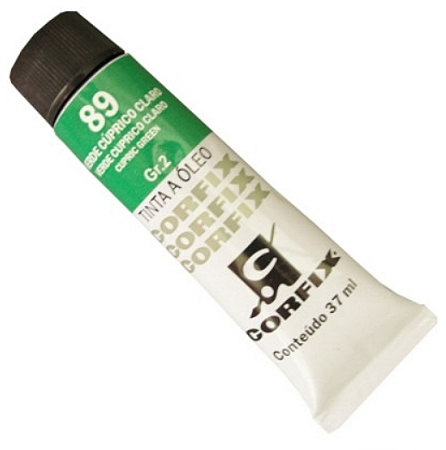 Tinta a Óleo Corfix 37ml Gr-2 - 89 Verde Cúprico Claro