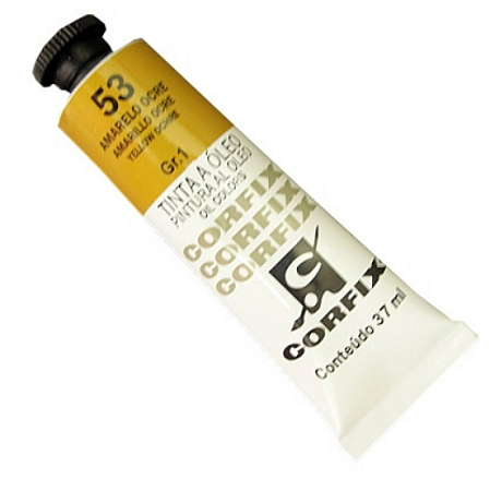 Tinta a Óleo Corfix 37ml Gr-1 - 53 Amarelo Ocre
