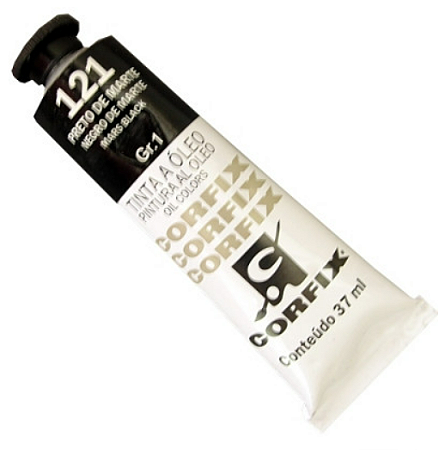 Tinta a Óleo Corfix 37ml Gr-1 - 121 Preto de Marte