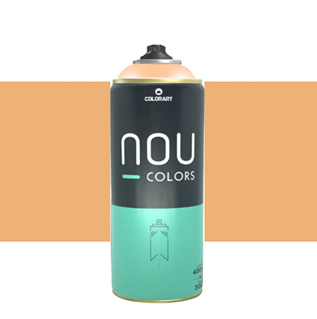 Tinta Spray NOU Colors 400mL - Laranja Solar