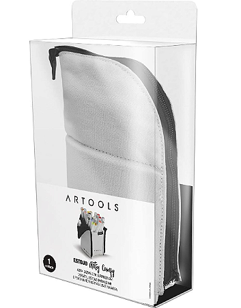 Estojo Artsy Comfy Artools Uso Artístico - Branco