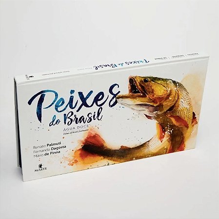 Livro Técnico e Ilustrado com Pinturas em Aquarela Peixes do Brasil - Água Doce por Renato Palmut