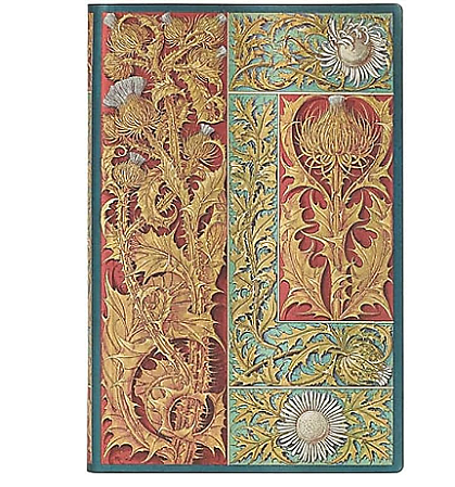 Caderno Paperblanks Wild Thistle Mini Capa Flexível Pautado