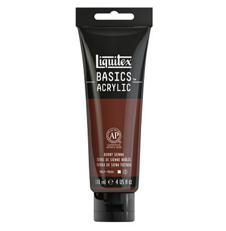 Tinta Acrílica Liquitex Basics 118ml 127 Burnt Sienna