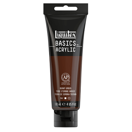Tinta Acrílica Liquitex Basics 118ml 128 Burnt Umber