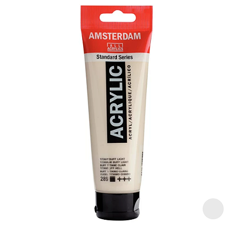 Tinta Acrílica Série Standard Amsterdam 120 ml - Titanium Buff Light 289