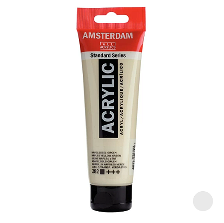 Tinta Acrílica Série Standard Amsterdam 120 ml - Nápoles Amarelo Verde 282