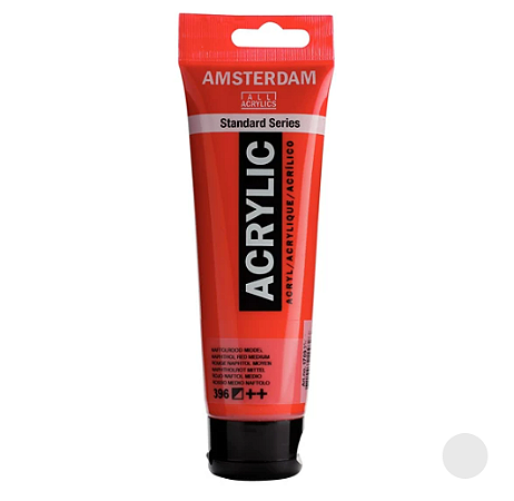 Tinta Acrílica Série Standard Amsterdam 120 ml - Naftol Vermelho Médio 396
