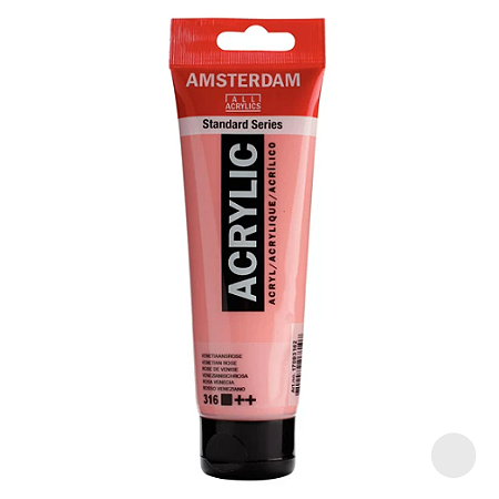 Tinta Acrílica Série Standard Amsterdam 120 ml - Venetian Rose 316