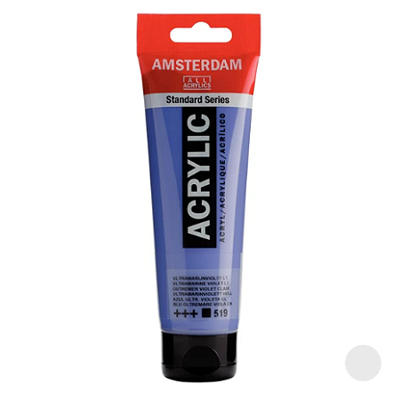 Tinta Acrílica Série Standard Amsterdam 120 ml - Ultramarine Violet Light 519