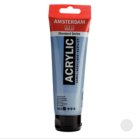 Tinta Acrílica Série Standard Amsterdam 120 ml - Azul Acinzentado 562