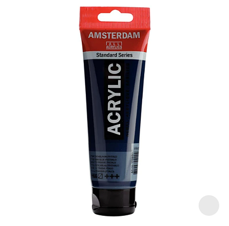 Tinta Acrílica Série Standard Amsterdam 120 ml - Azul da Prússia (Phthalo) 566