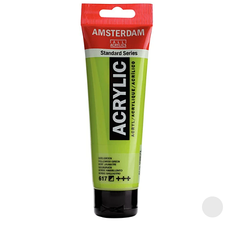 Tinta Acrílica Série Standard Amsterdam 120 ml - Verde Amarelado 617