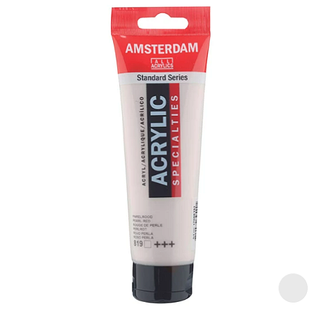 Tinta Acrílica Série Standard Amsterdam 120 ml - Vermelho Pérola 819