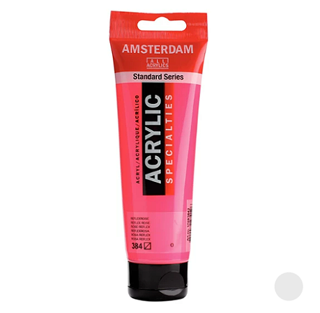 Tinta Acrílica Série Standard Amsterdam 120 ml - Reflex Rose 384