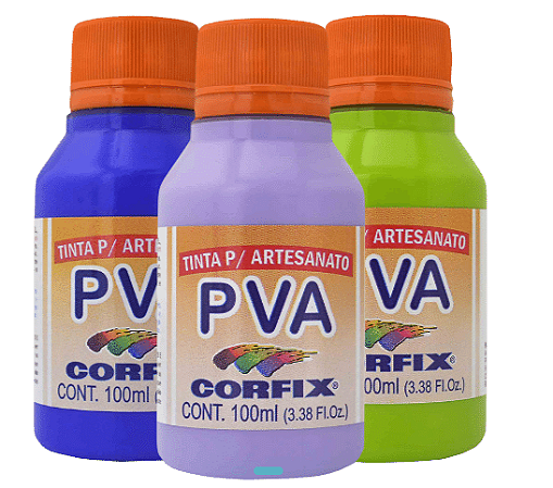 Tinta PVA Fosca Corfix 100ml - *Coral 483