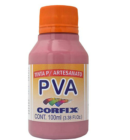 Tinta PVA Fosca Corfix 100ml - *Rosa Ciclame 343