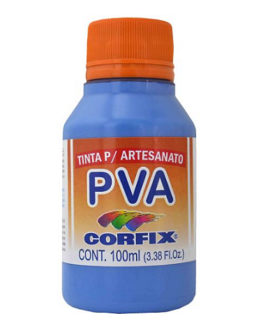 Tinta PVA Fosca Corfix 100ml - *Azul Country 384
