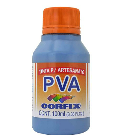 Tinta PVA Fosca Corfix 100ml - *Azul Inverno 383