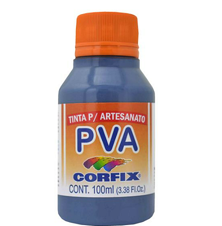 Tinta PVA Fosca Corfix 100ml - *Azul Petróleo 382