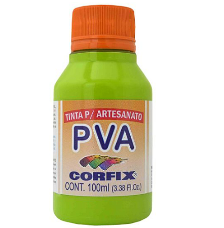 Tinta PVA Fosca Corfix 100ml - *Maçã Verde 369