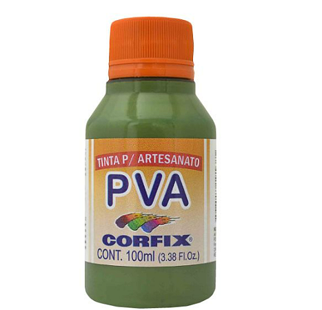 Tinta PVA Fosca Corfix 100ml - *Verde Oliva 331